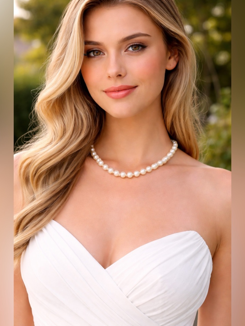 Vintage 1974 Elegant Pearl Necklace 18”